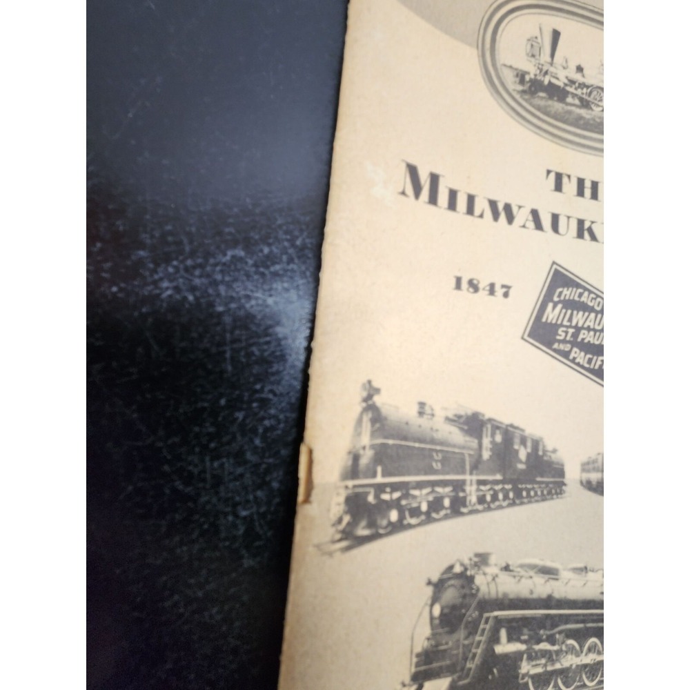 The Milwaukee Road 1847-1944 Railway History Booklet Vintage 6 x 9 Inches - Picture 4 of 14